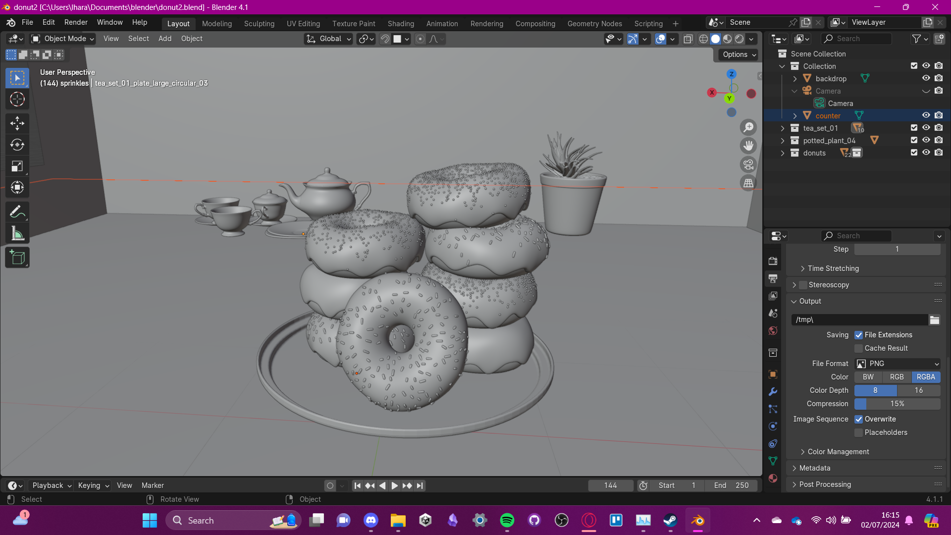 donuts no materials